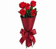 Букет 5 Красных роз Эдлесс Лав в Галюгаевской