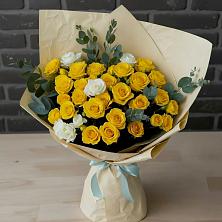 Букет цветов из:  Розы в Галюгаевской