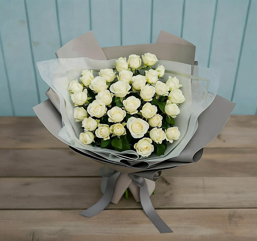 Букет Белоснежная нежность в Галюгаевской