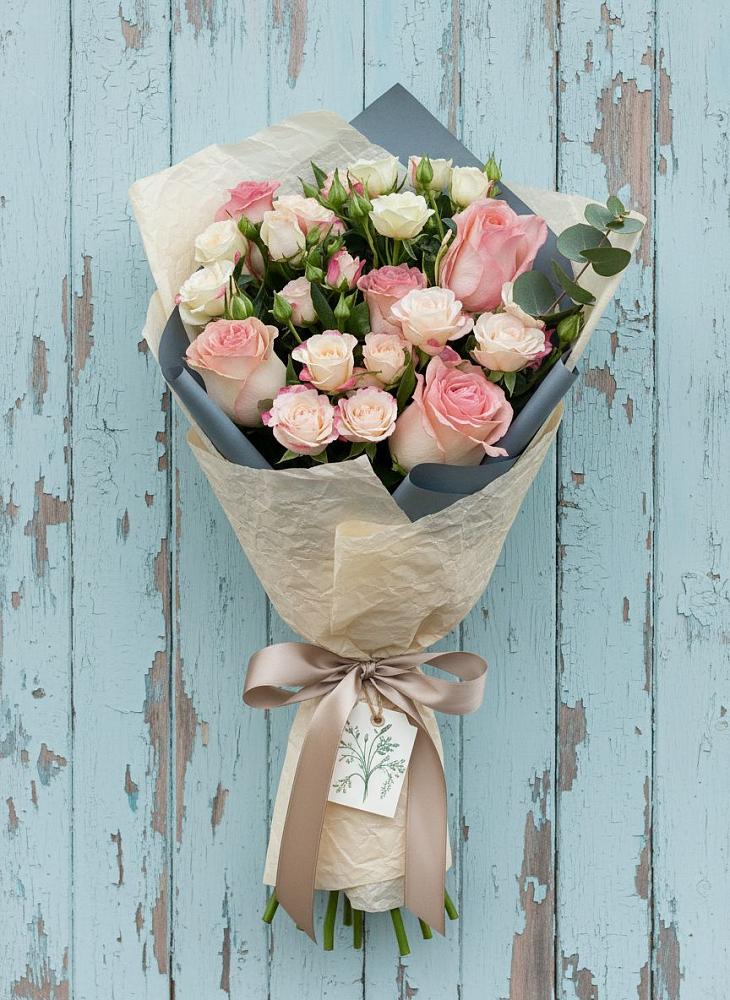 Букет цветов из: Розы в Галюгаевской