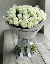 Букет 35 Белых роз в Галюгаевской