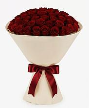 Букет 101 Бордовая роза Блэк Бакарра в Галюгаевской