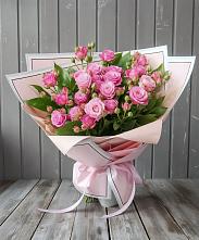 Букет Розовый кустик в Галюгаевской