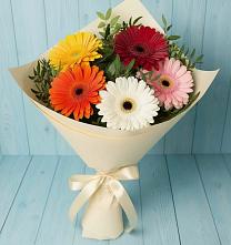 Букет цветов из:  Герберы в Галюгаевской