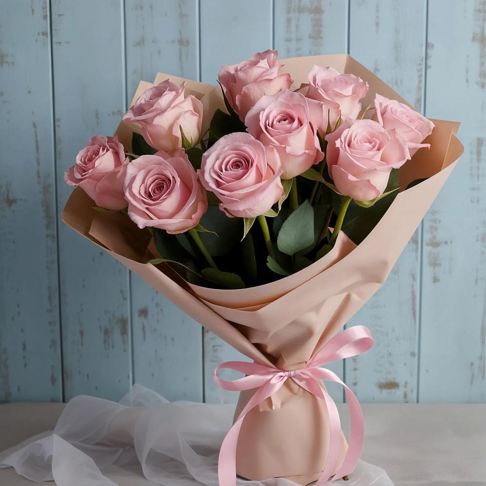 Букет цветов из: Розы в Галюгаевской