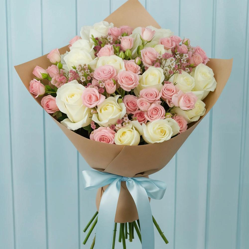 Букет цветов из: Розы в Галюгаевской