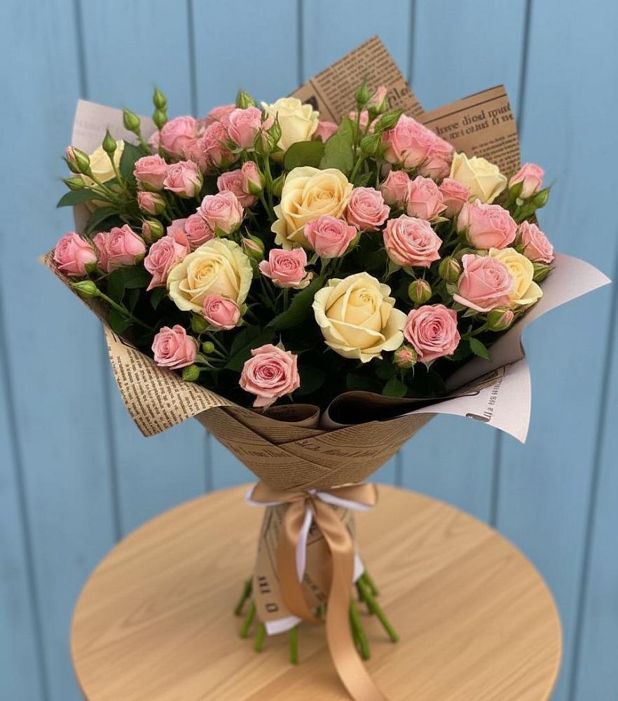 Букет цветов из: Розы в Галюгаевской