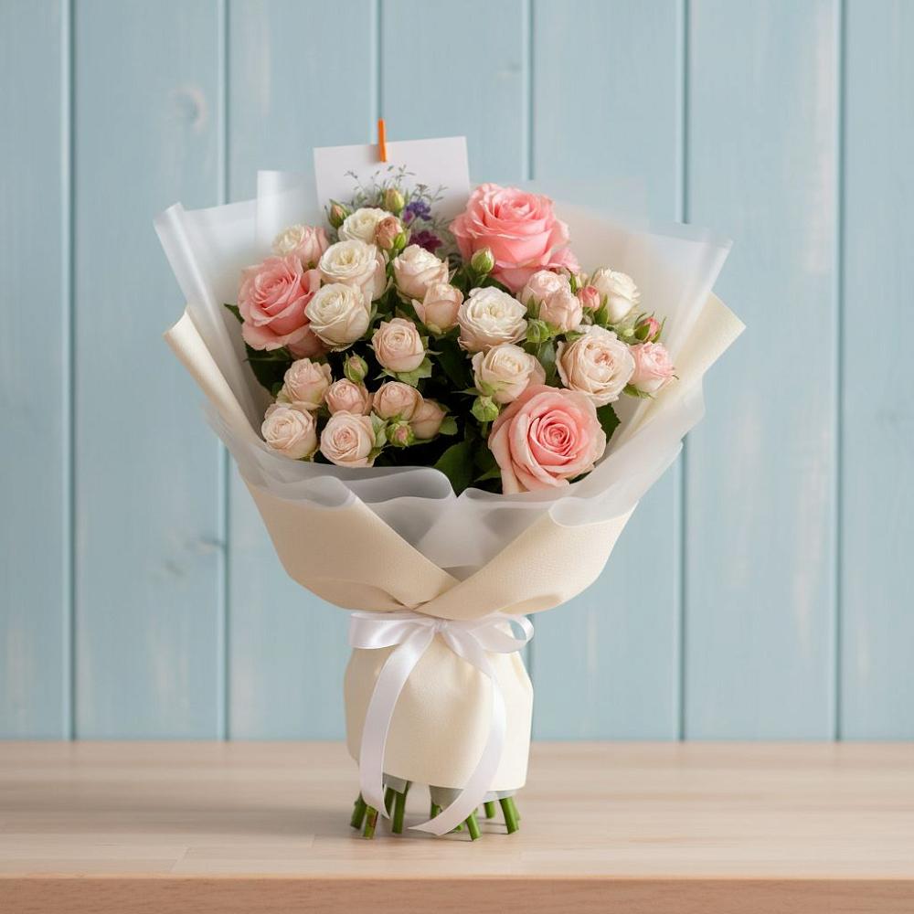 Букет цветов из: Розы в Галюгаевской