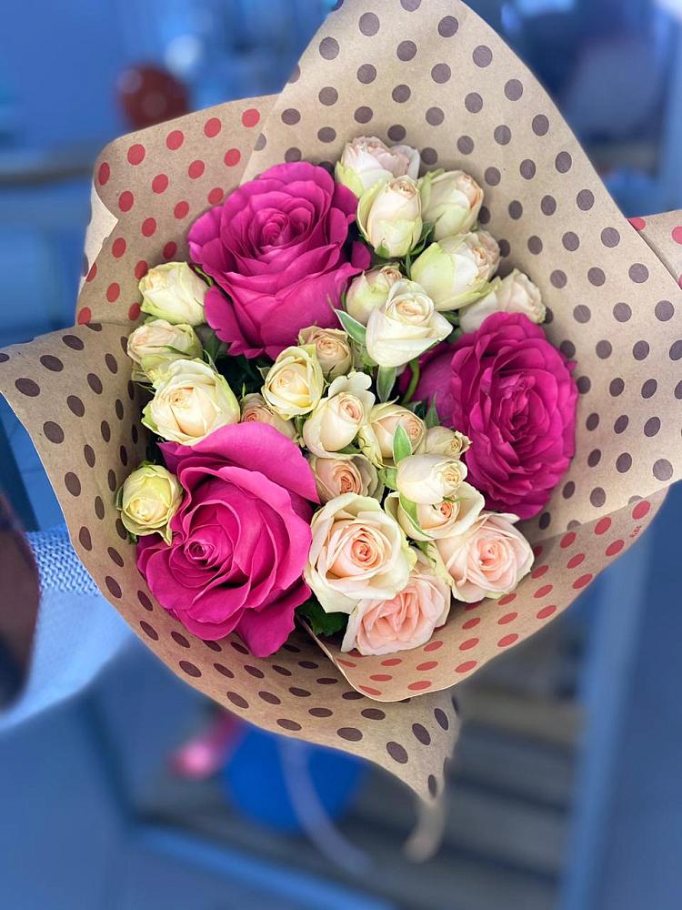 Букет цветов из: Розы в Галюгаевской