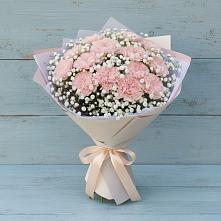Букет цветов из:  Гвоздики в Галюгаевской