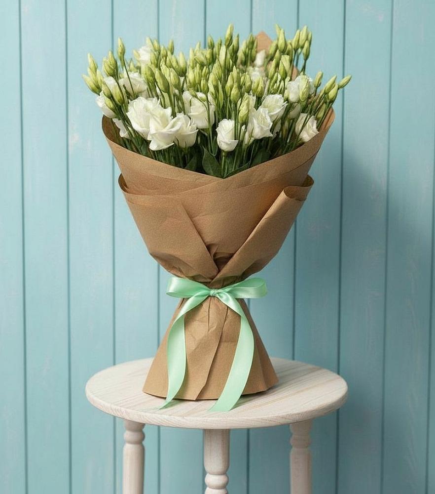 Букет цветов из: Лизиантусы в Галюгаевской