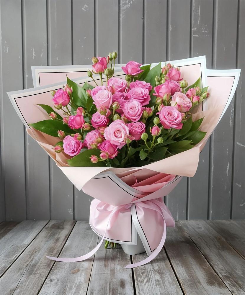 Букет Розовый кустик в Галюгаевской