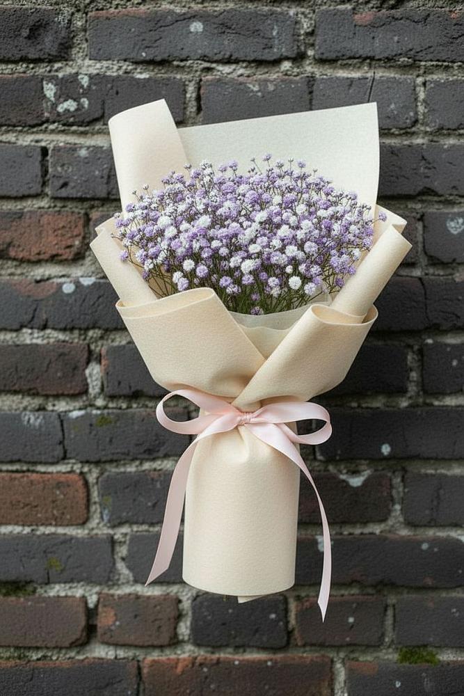 Букет цветов из: Гипсофила в Галюгаевской