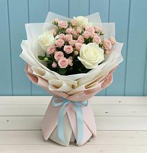 Букет цветов из:  Розы в Галюгаевской