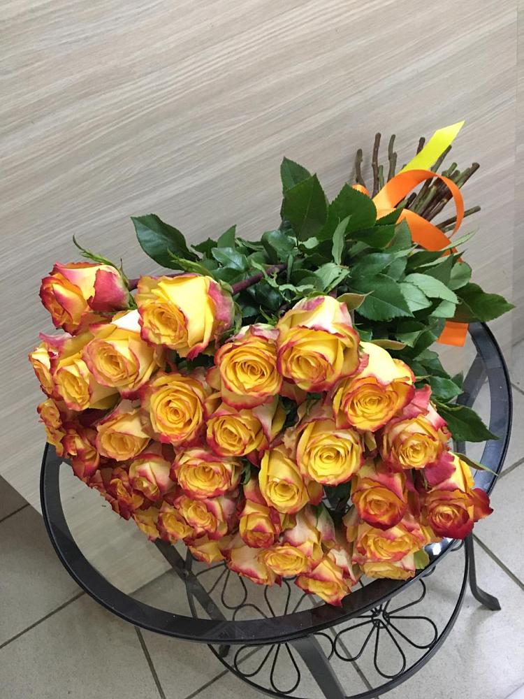 Букет Желтые розы в Галюгаевской