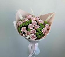 Букет цветов из:  Розы и Хризантемы в Галюгаевской