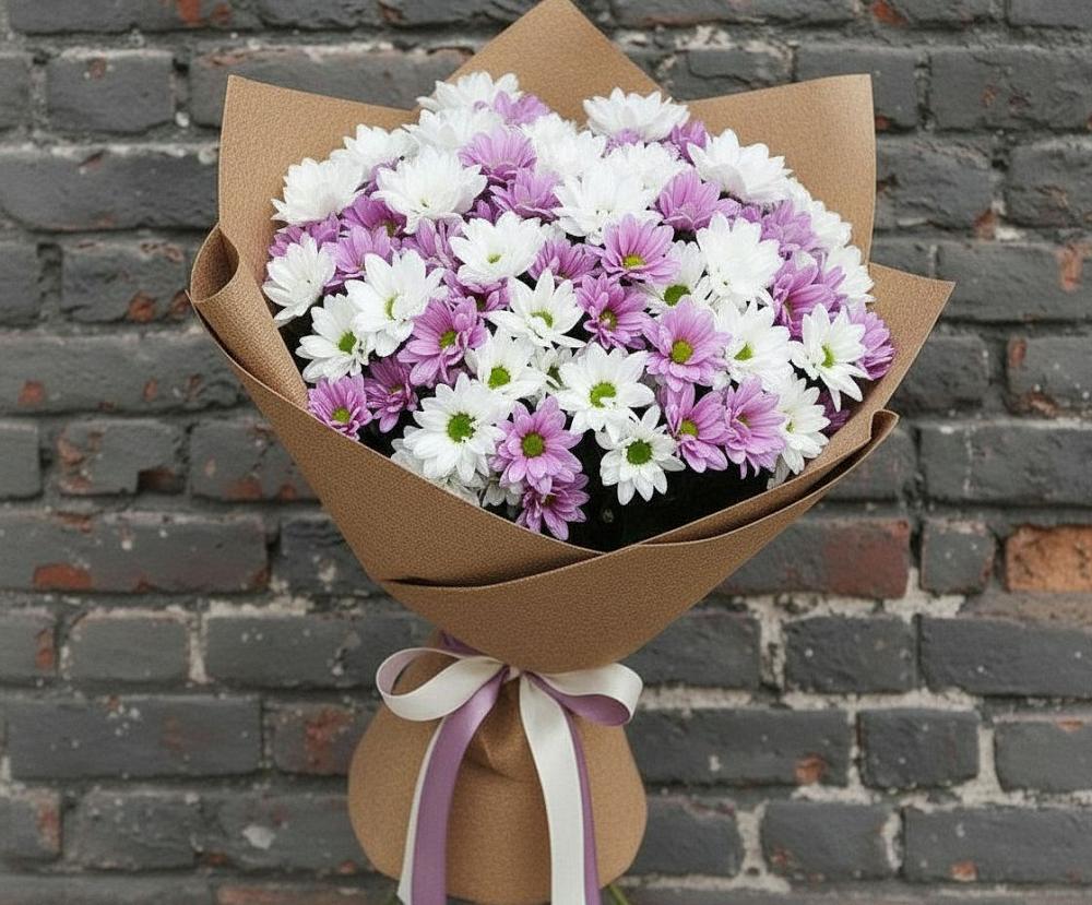 Букет цветов из: Хризантемы в Галюгаевской