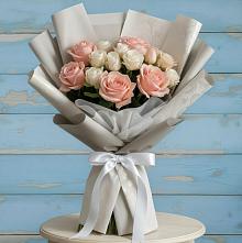 Букет цветов из:  Розы #REPLACE_PRED# Галюгаевской