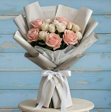 Букет цветов из:  Розы в Галюгаевской