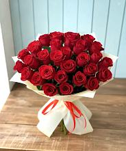 Букет 29 Красных роз в Галюгаевской