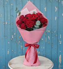 Букет цветов из:  Розы в Галюгаевской