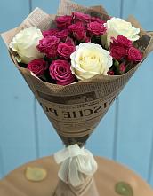 Букет цветов из:  Розы в Галюгаевской