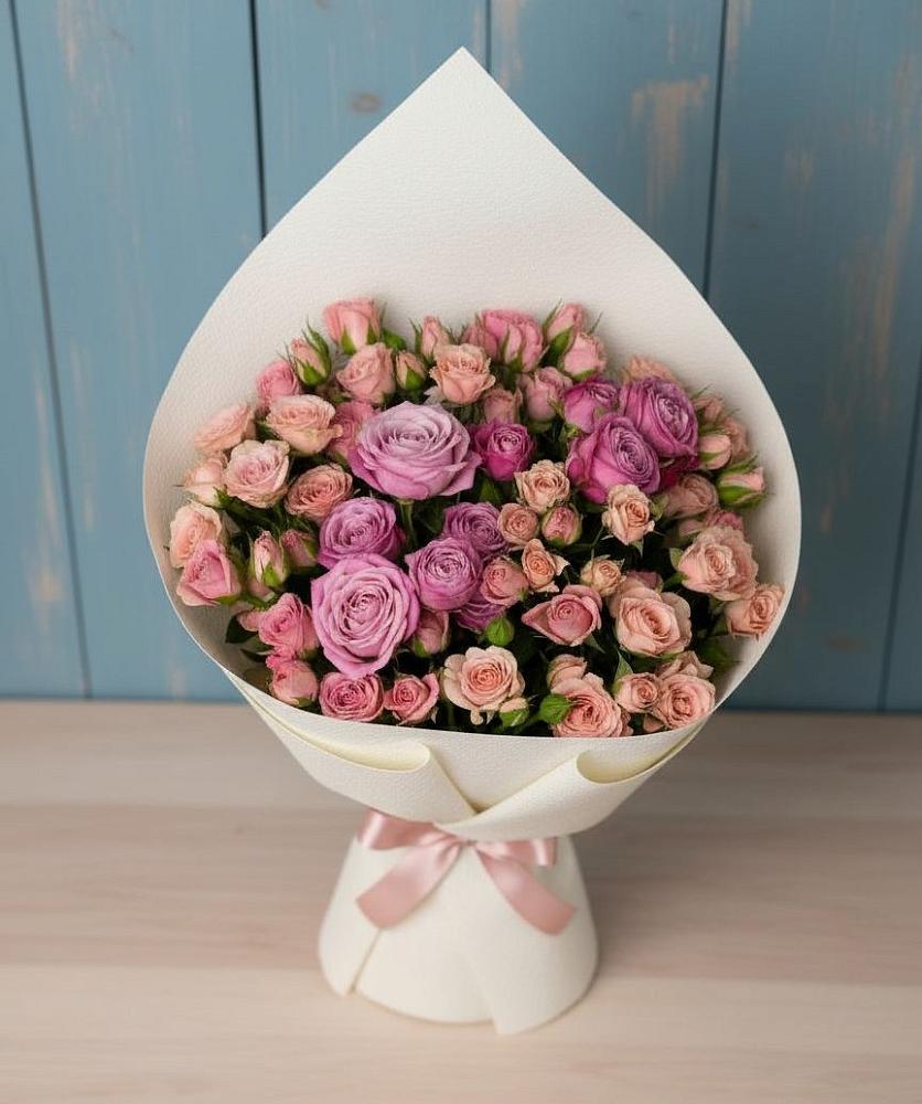 Букет цветов из: Розы в Галюгаевской