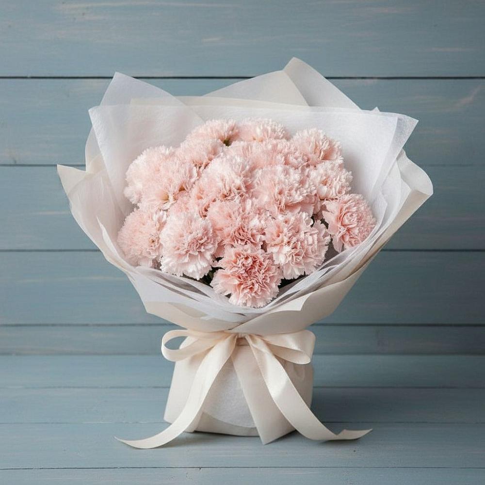 Букет цветов из: Гвоздики в Галюгаевской