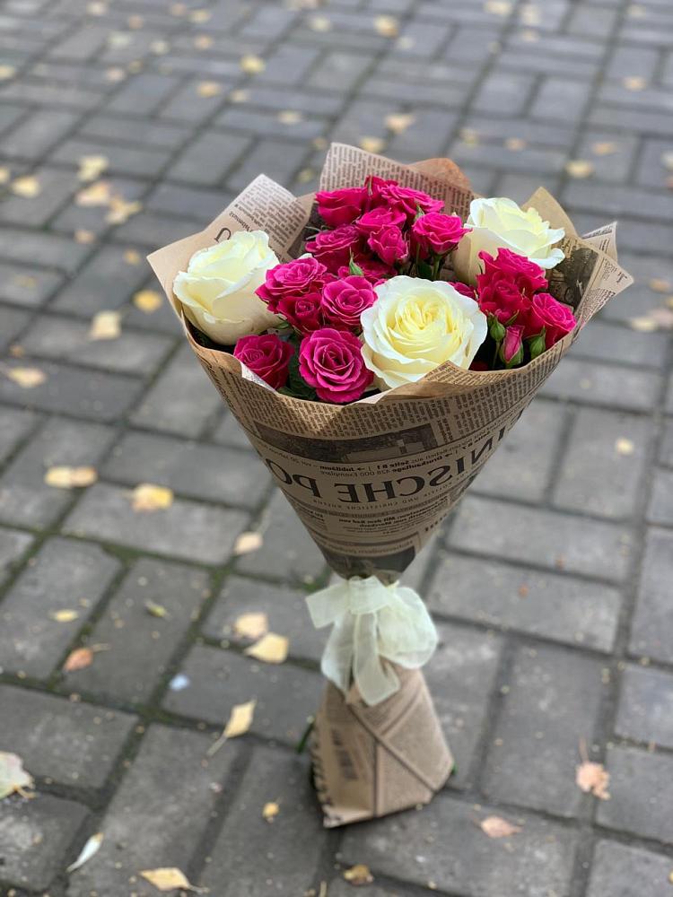 Букет цветов из: Розы в Галюгаевской