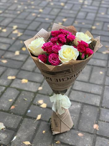 Букет цветов из: Розы в Галюгаевской