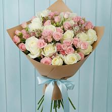 Букет цветов из:  Розы в Галюгаевской